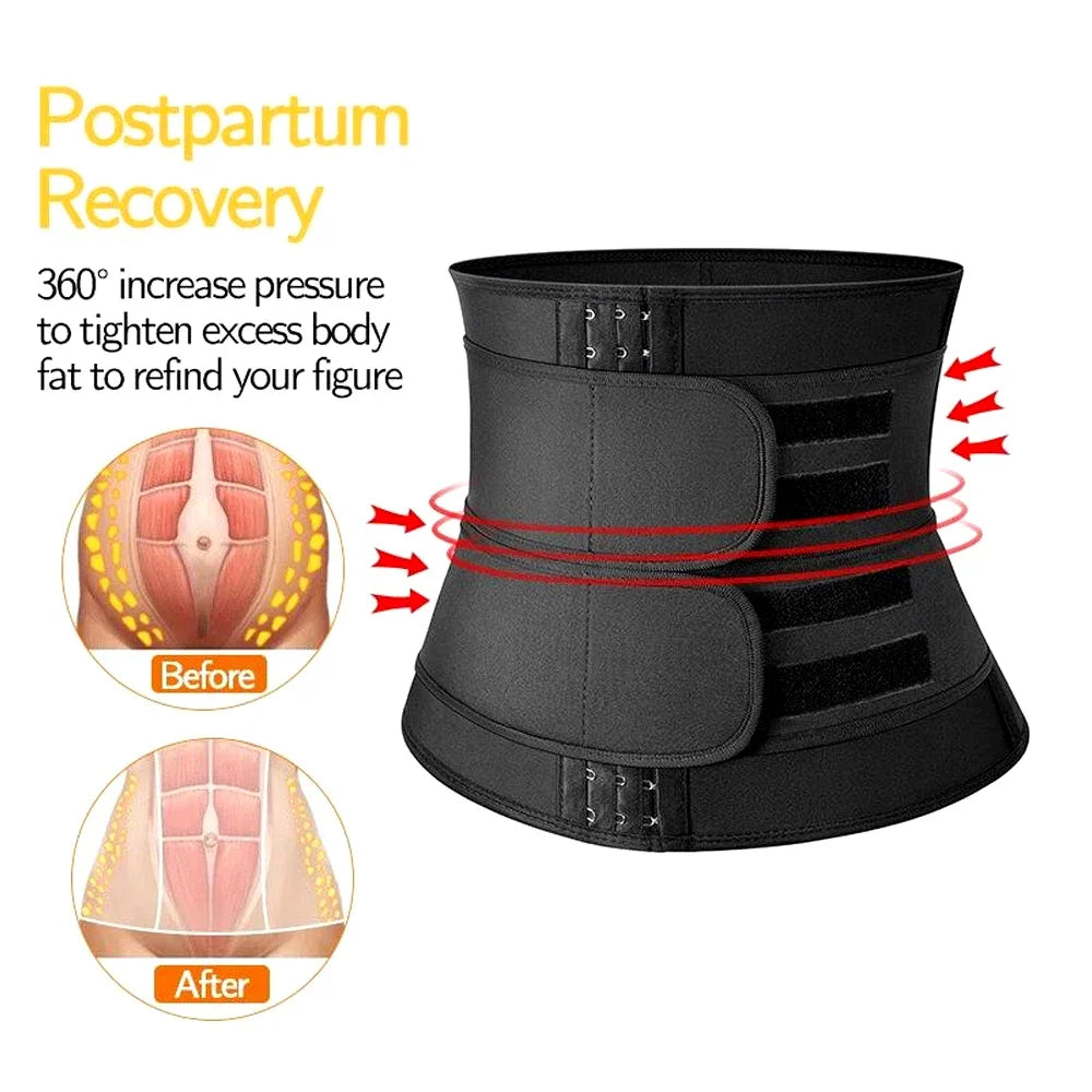 1PCS Women Men Waist Trainer Belt Tummy Control Workout