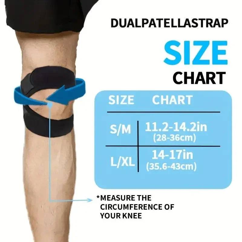 Tcare 1 PCS Sports Kneepad Double Patellar Knee Patella