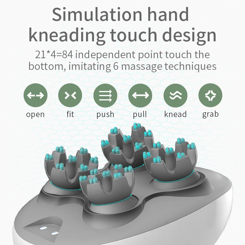 Head Massager Scalp kneading Vibration Waterproof Electric
