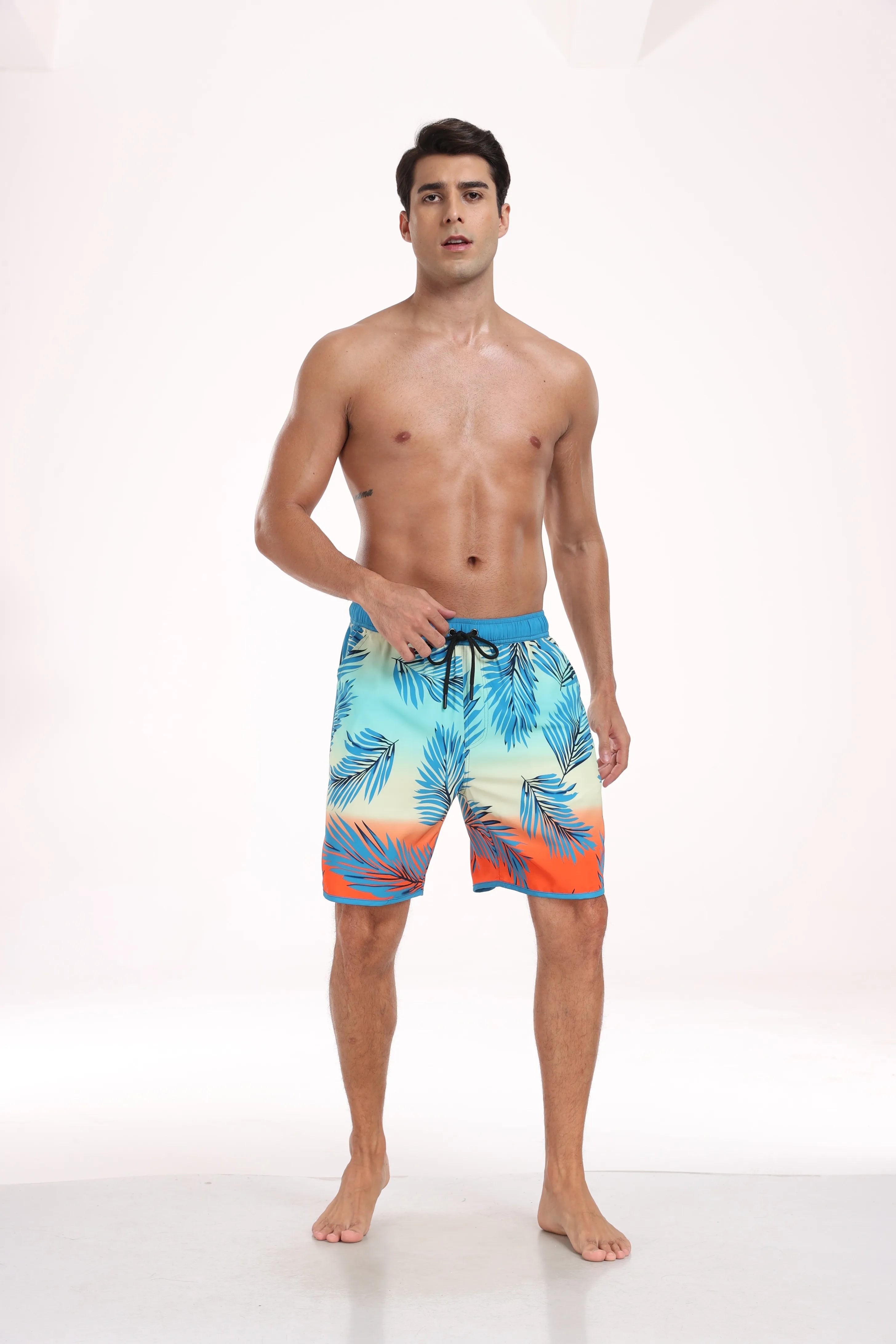 Summer men s hot selling beach pants casual vacation printed