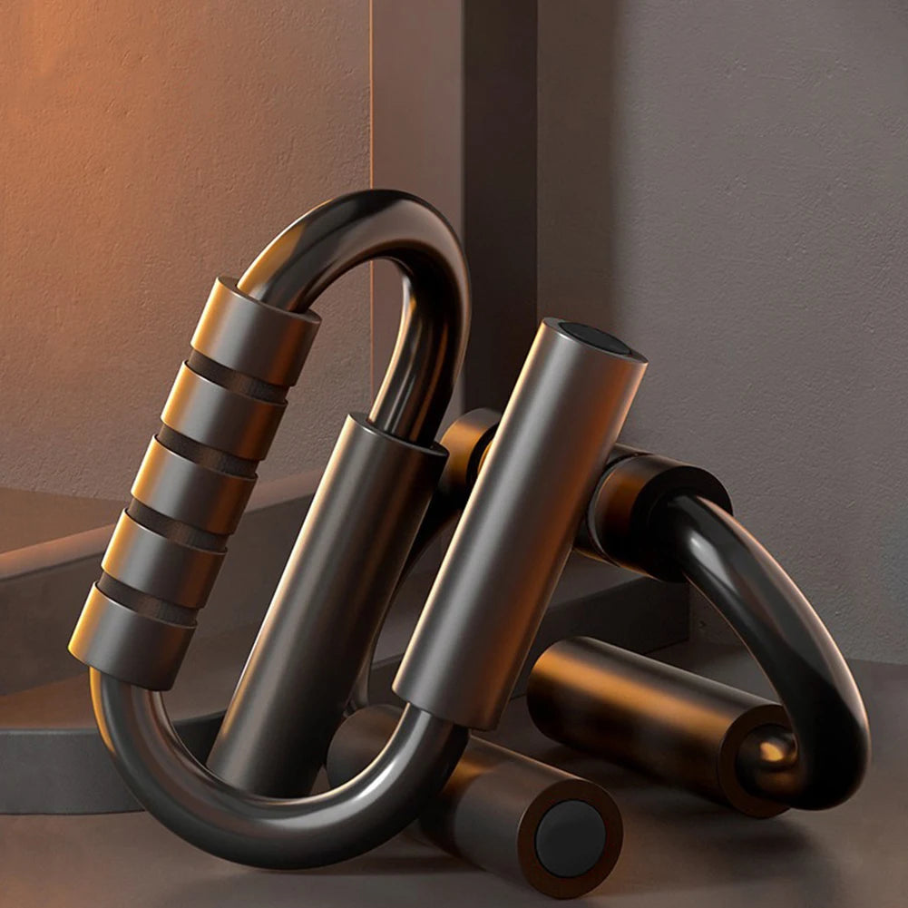 S Shape Push-up Handles No-Slip Foam Handle Push Up Stand