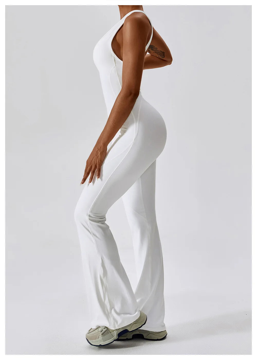 Solid Yoga Jumpsuit One Piece Outfit Fitness Bodysuit