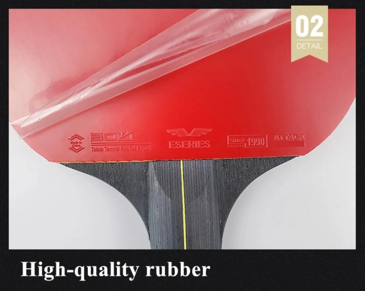 5 6 Star Table Tennis Racket 2PCS Professional Ping Pong