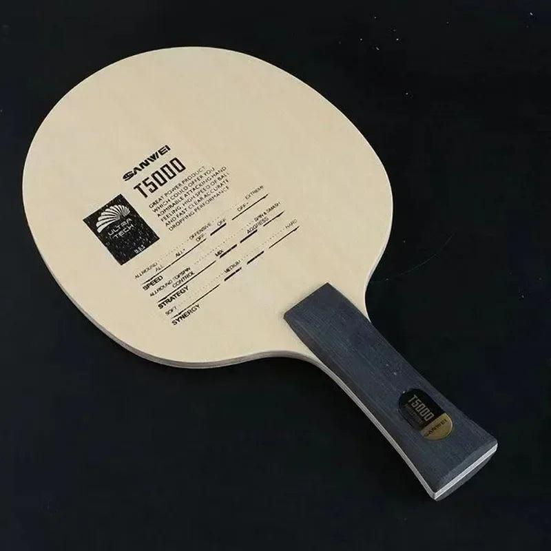 SANWEI T5000 Table Tennis Blade 5 Wood 2 Carbon Entry