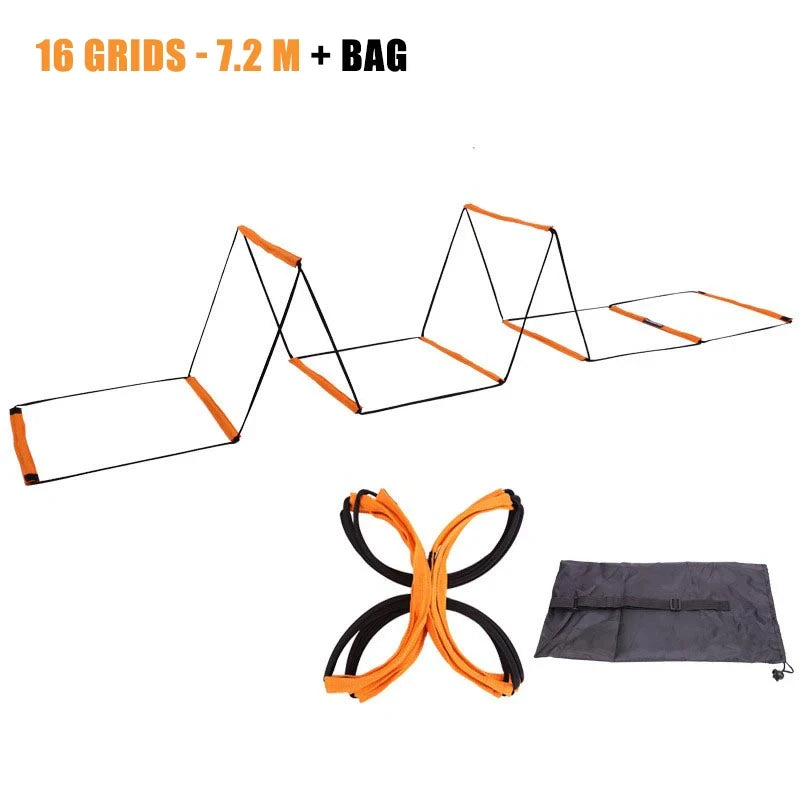 Dual-Purpose Soccer Training Jump Ladder Multifunctional