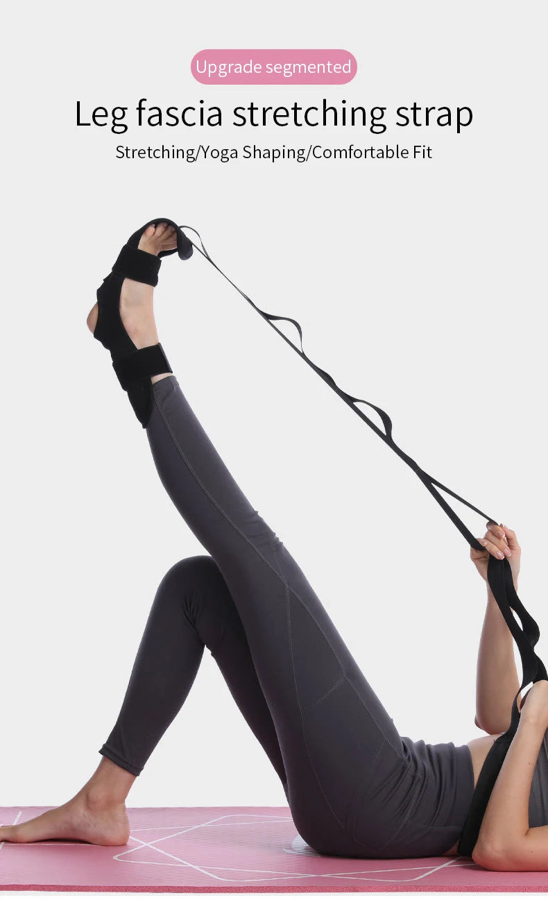 Yoga Leg Stretcher Flexibility Stretching Strap Fitness
