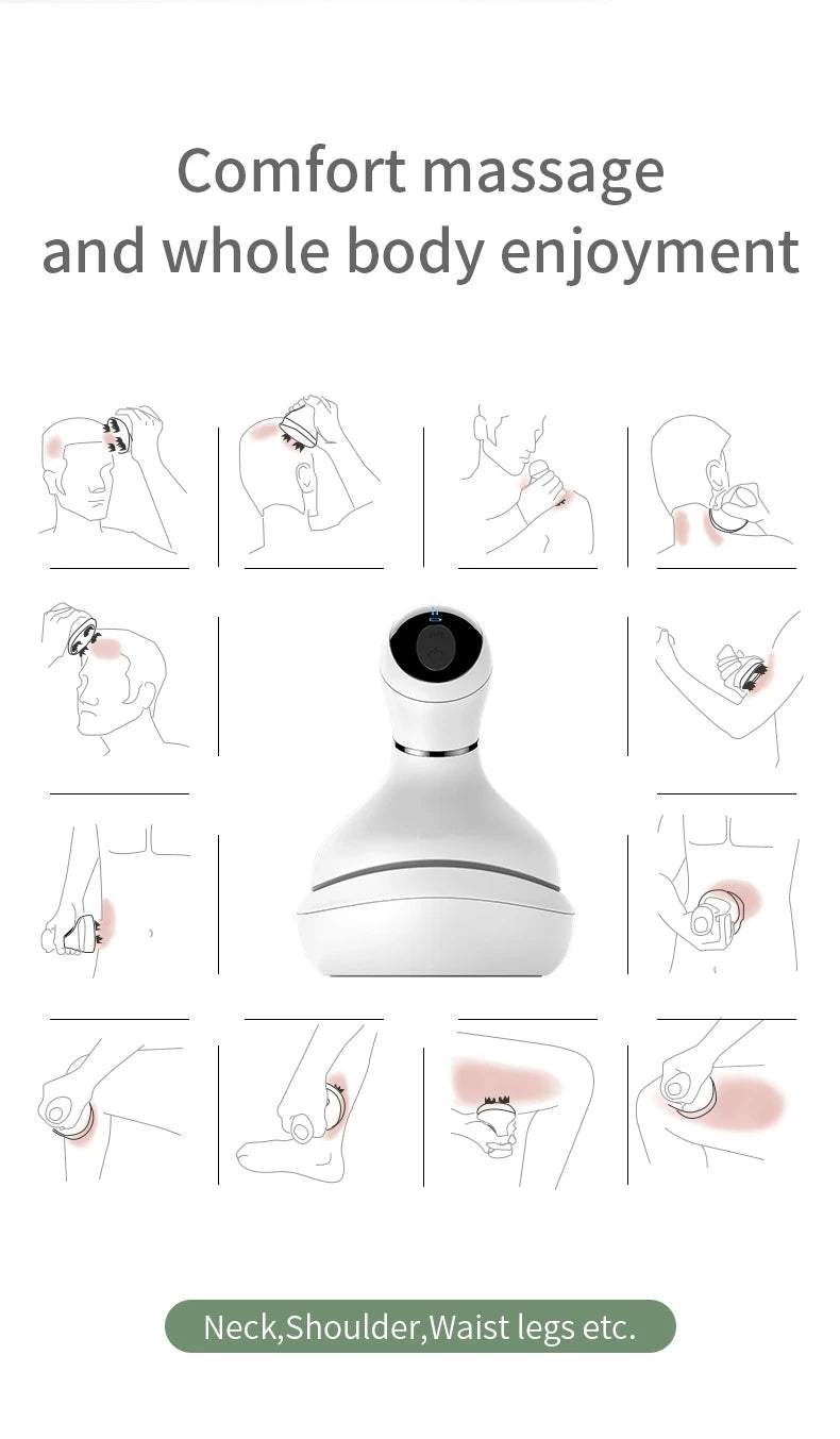 Head Massager Scalp kneading Vibration Waterproof Electric
