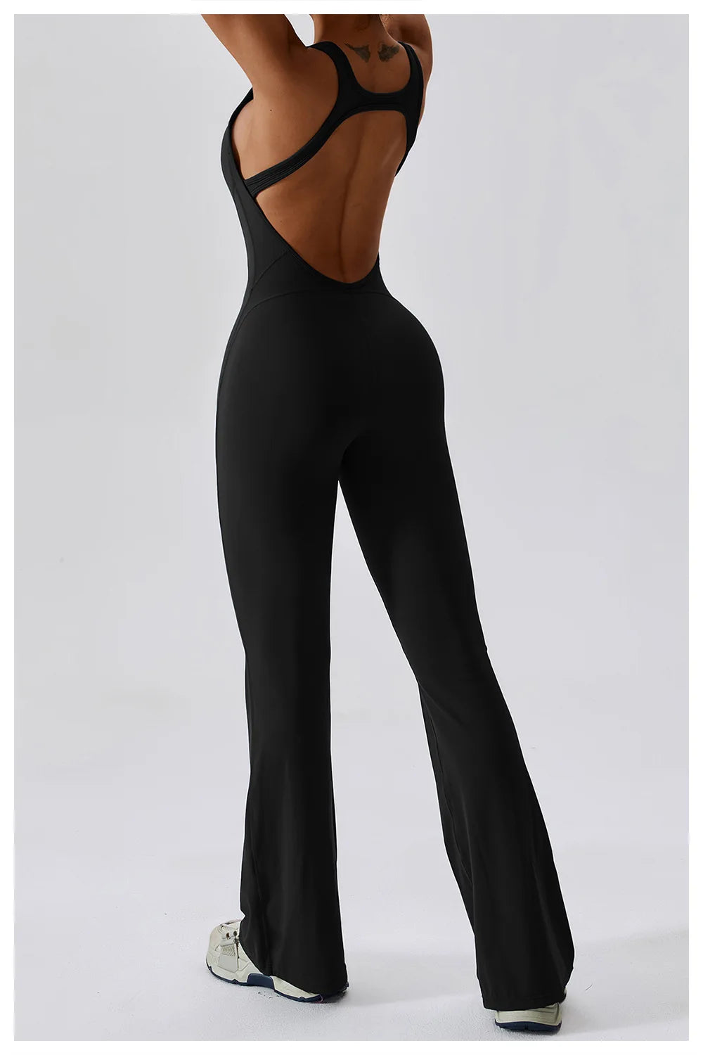 Solid Yoga Jumpsuit One Piece Outfit Fitness Bodysuit