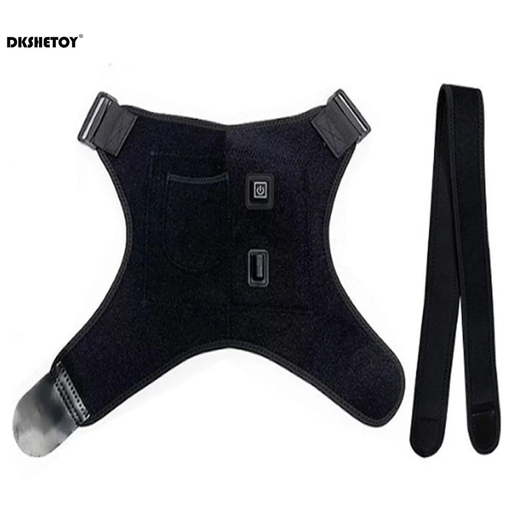 Electric Heating Shoulder Massage Braces USB Shoulder Back