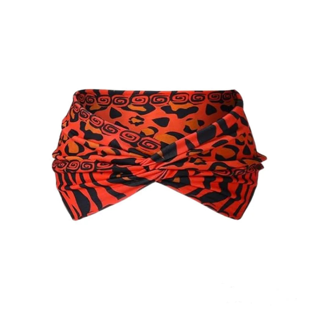Widening High Strength Bohemian Yoga Sports Headband African