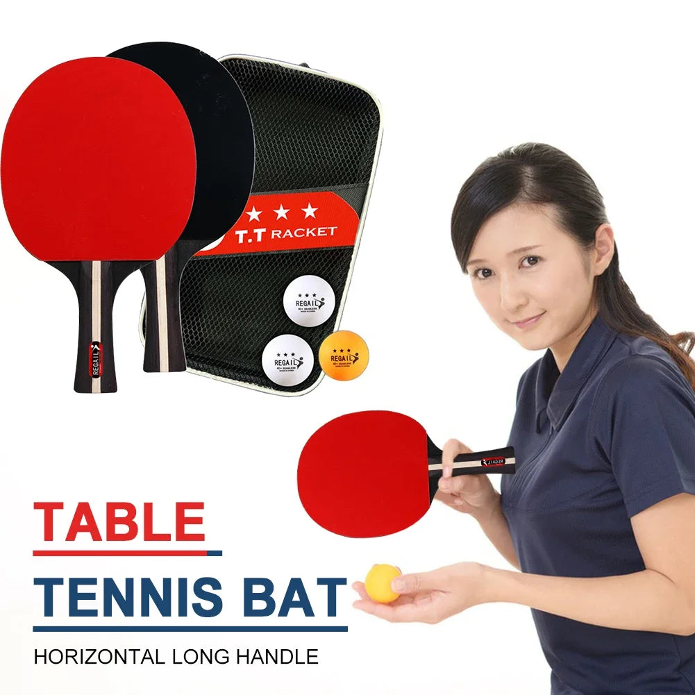 Table tennis paddle professional training 2 bat 3 ball table