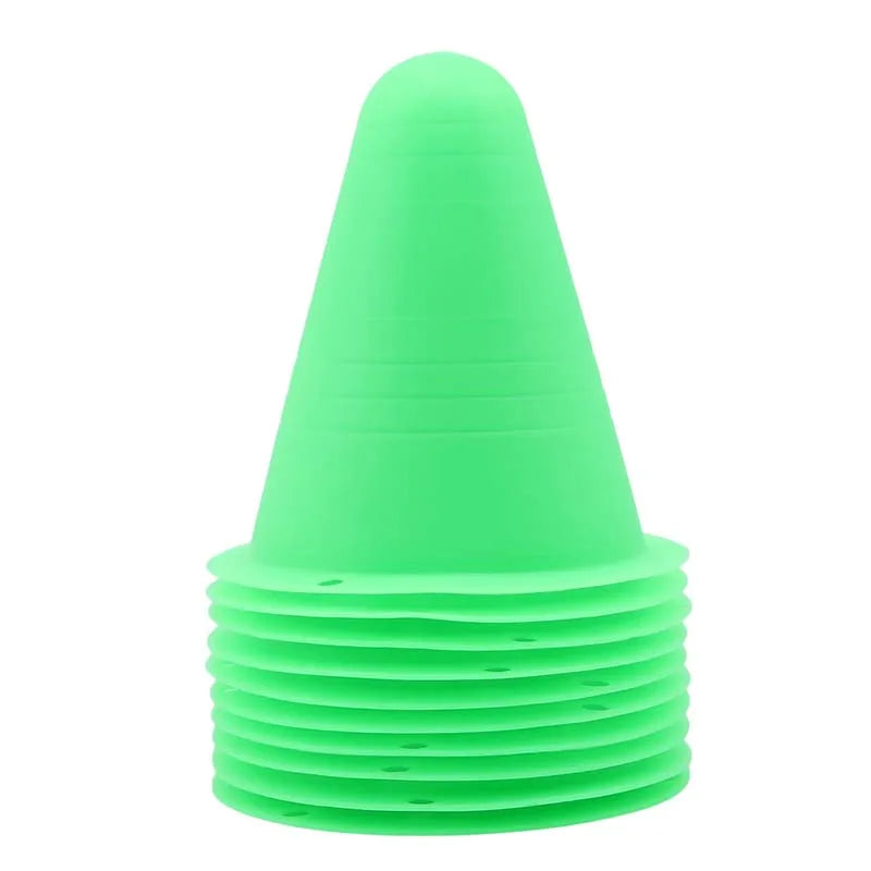 10Pcs Set Skate Marker Training Road Cones Roller Football