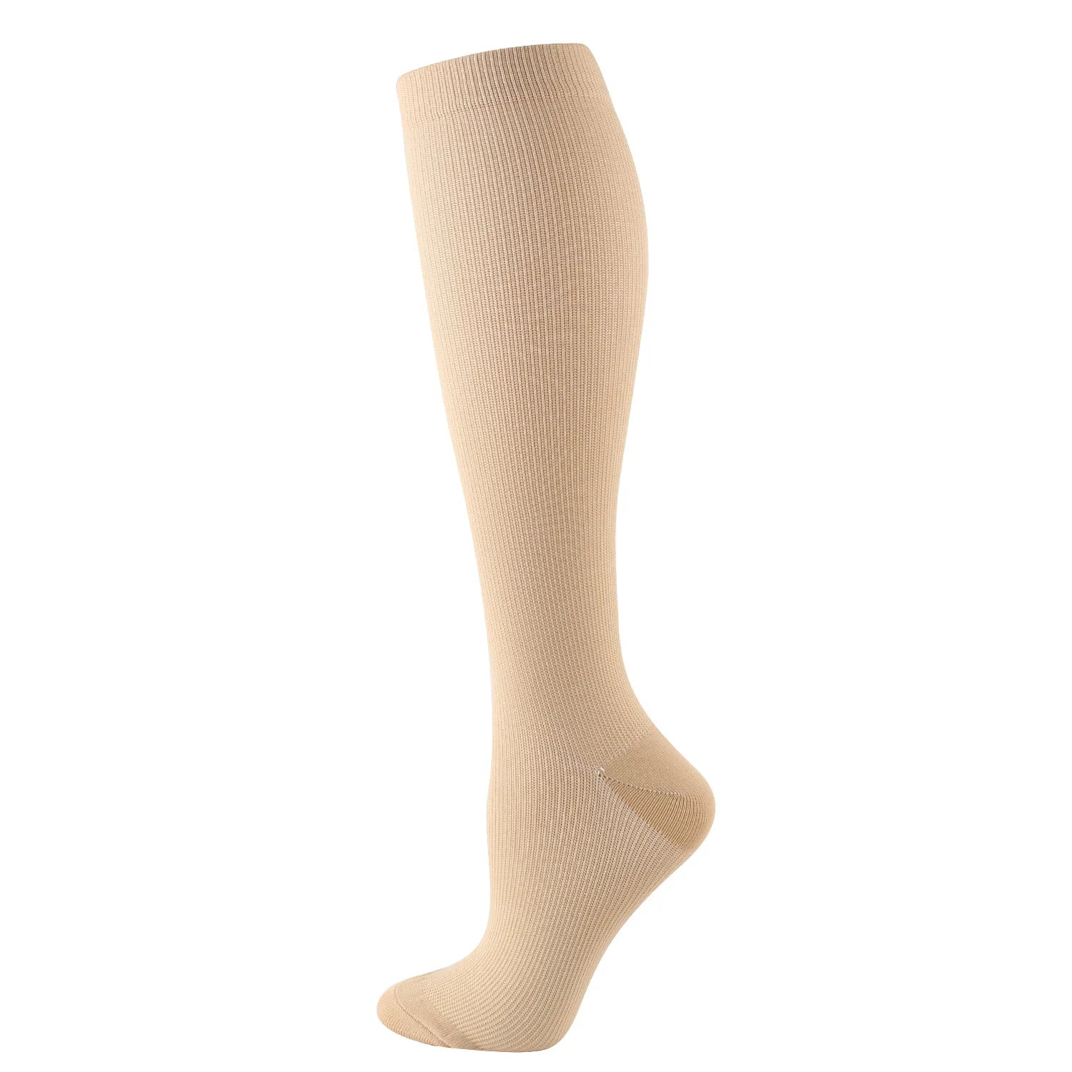 6 Pairs Solid Color Compression Socks Nurse Compression