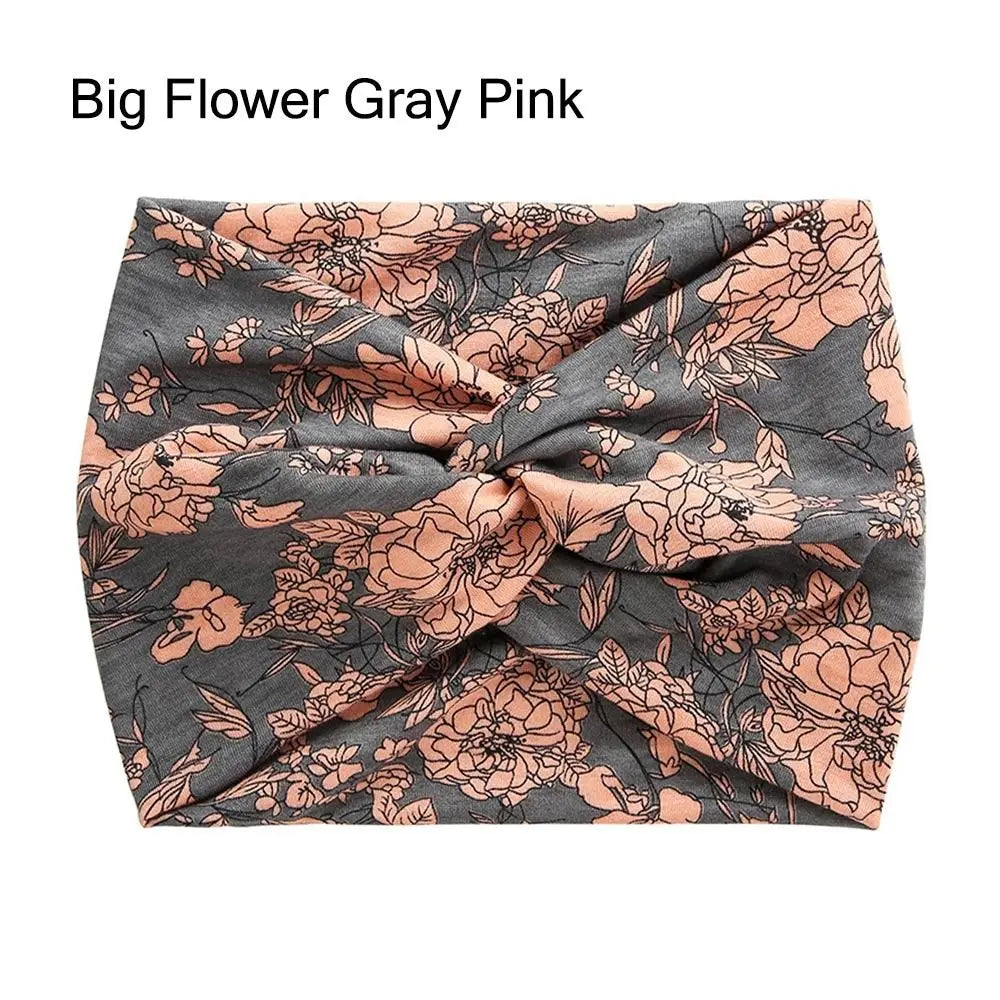 Fashion Colorful Wide Headbands Women Extra Large Turban