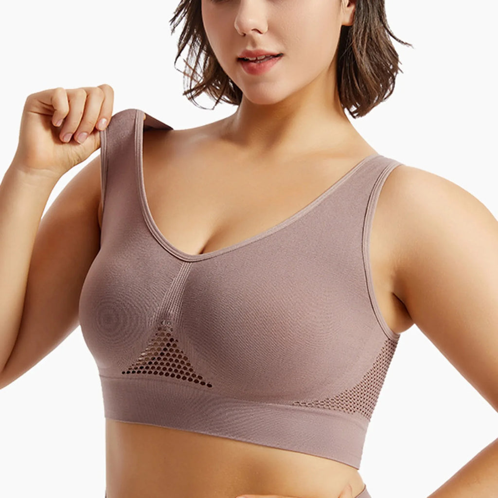 Beautiful Back Sports Bra Shockproof Running Fitness
