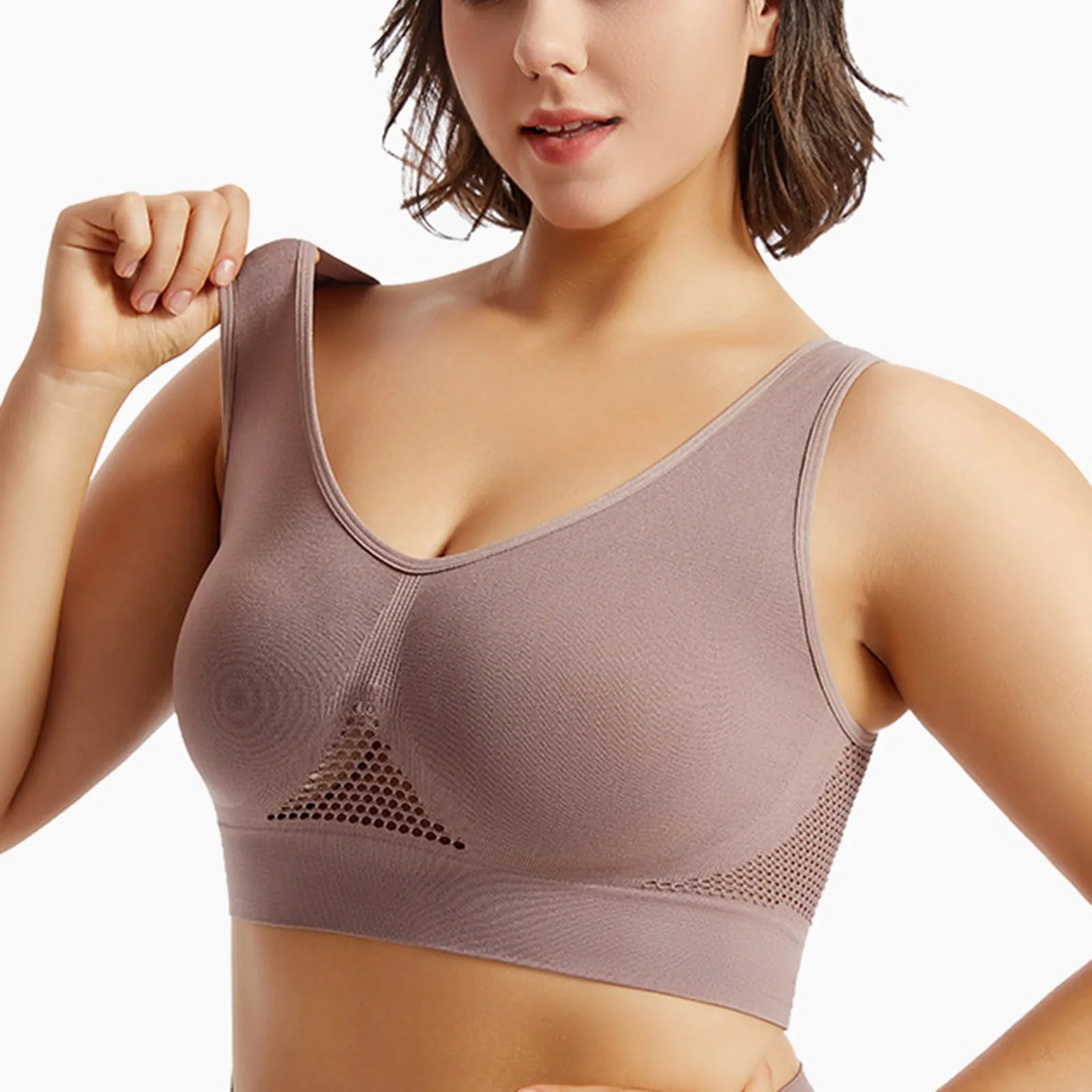 Beautiful Back Sports Bra Shockproof Running Fitness