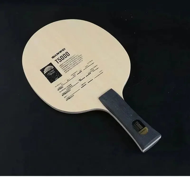 SANWEI T5000 Table Tennis Blade 5 Wood 2 Carbon Entry