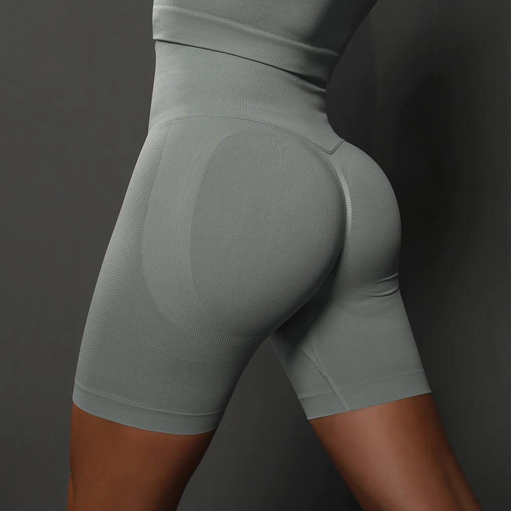 Yoga Shorts Women Sports Shorts Seamless Gym Workout Shorts