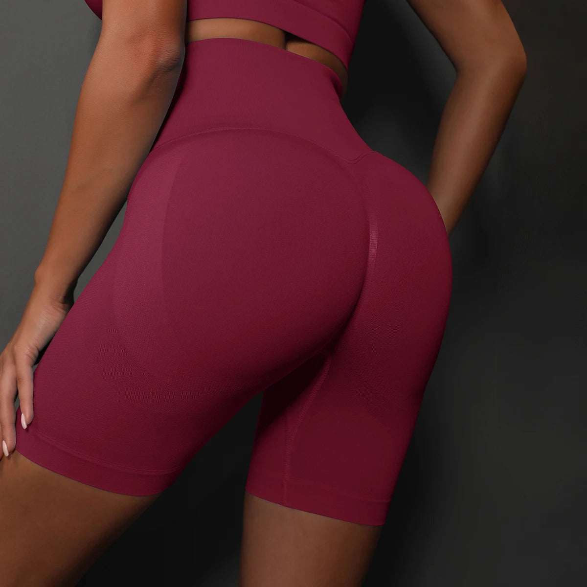 Yoga Shorts Women Sports Shorts Seamless Gym Workout Shorts