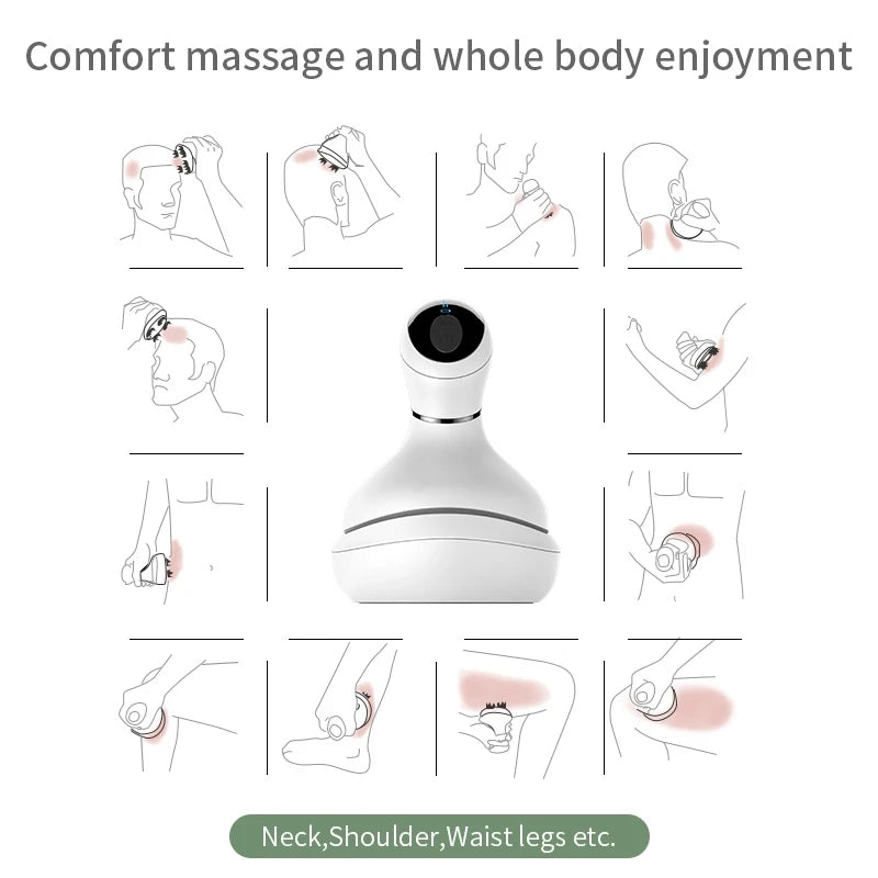 Head Massager Scalp kneading Vibration Waterproof Electric