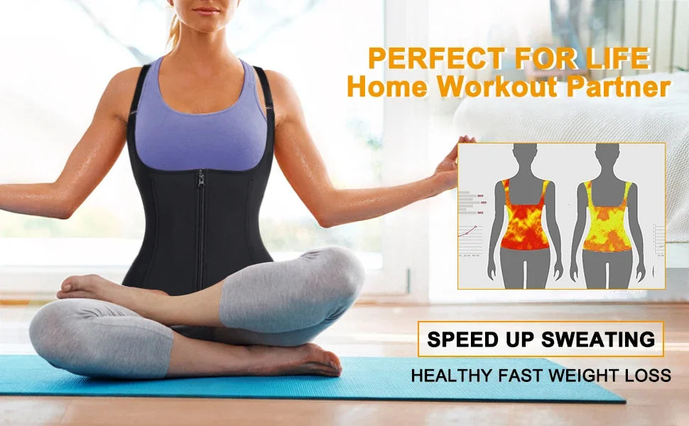 1Pcs Waist Trainer Women Corset Shapewear Zipper Women s