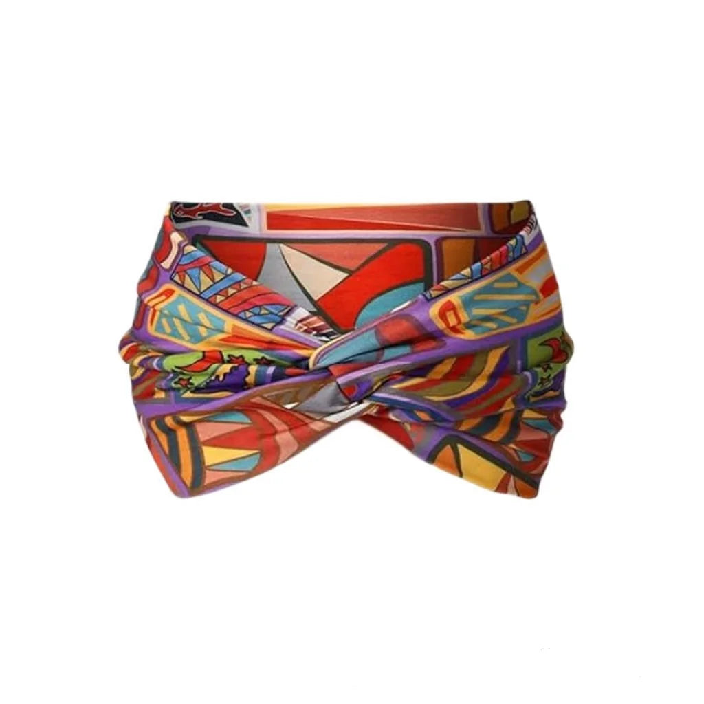 Widening High Strength Bohemian Yoga Sports Headband African
