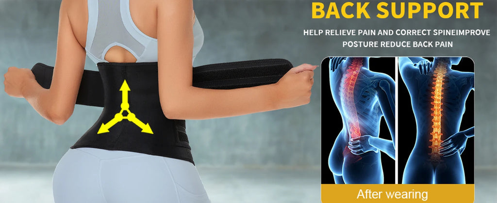 1PCS Women Men Waist Trainer Belt Tummy Control Workout