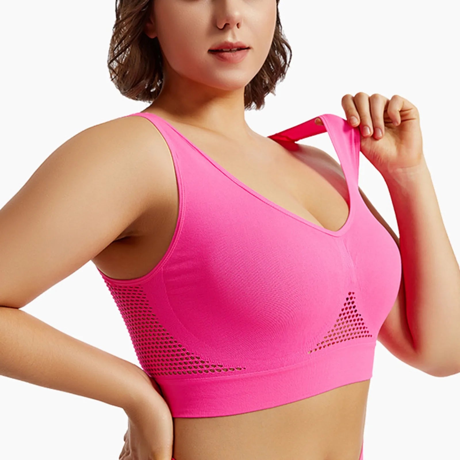Beautiful Back Sports Bra Shockproof Running Fitness