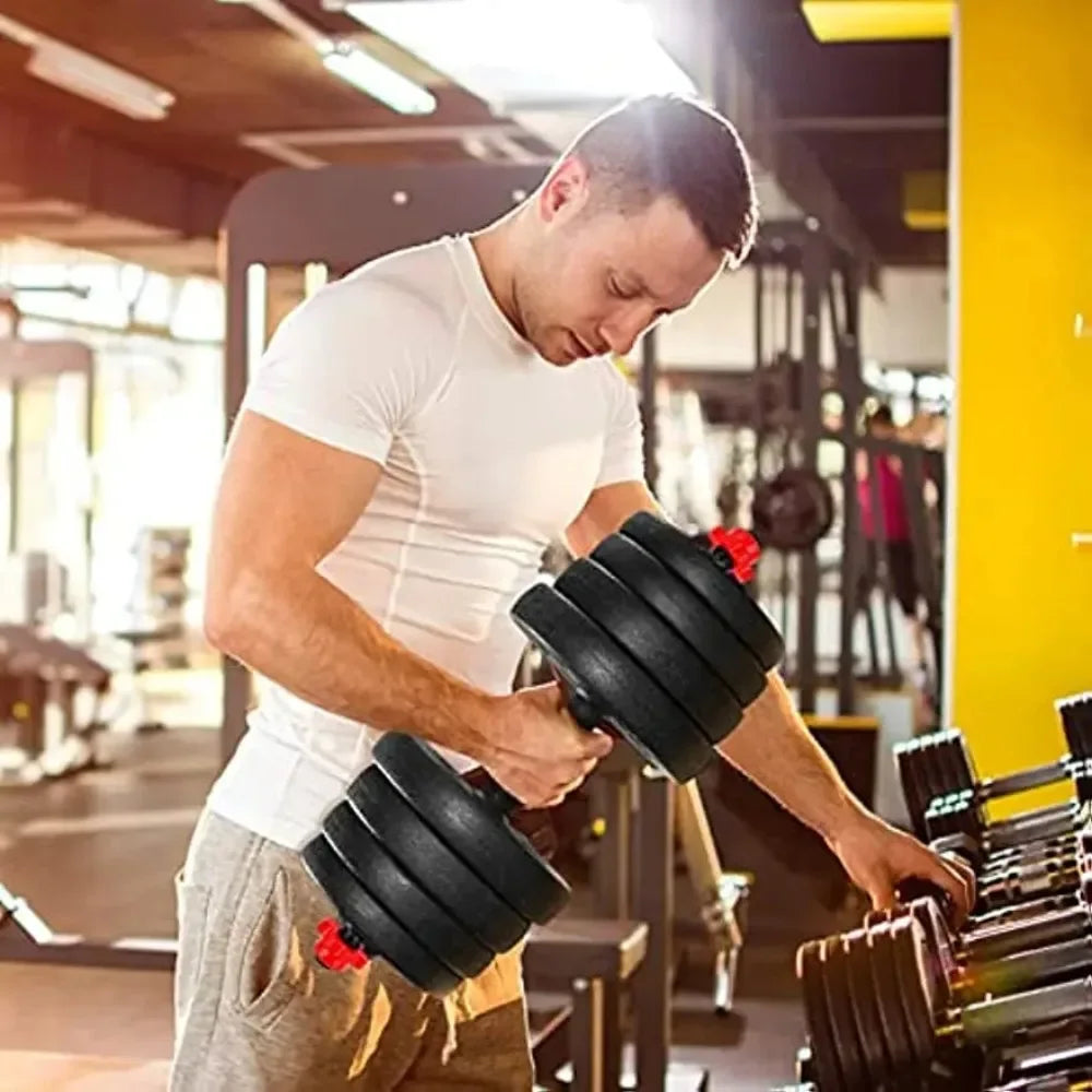 New PVC Dumbbell Bar Fitness Equipment Home Gym Accessories