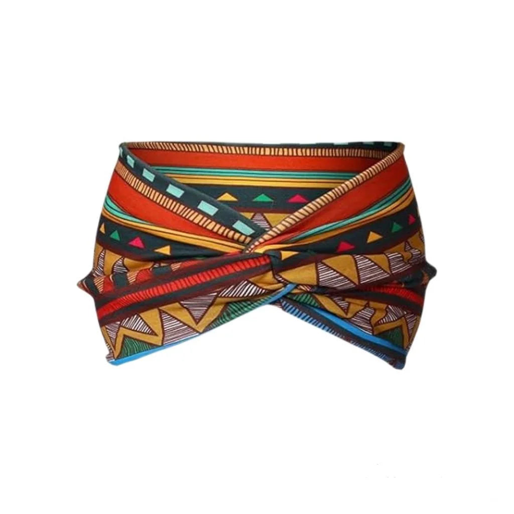Widening High Strength Bohemian Yoga Sports Headband African