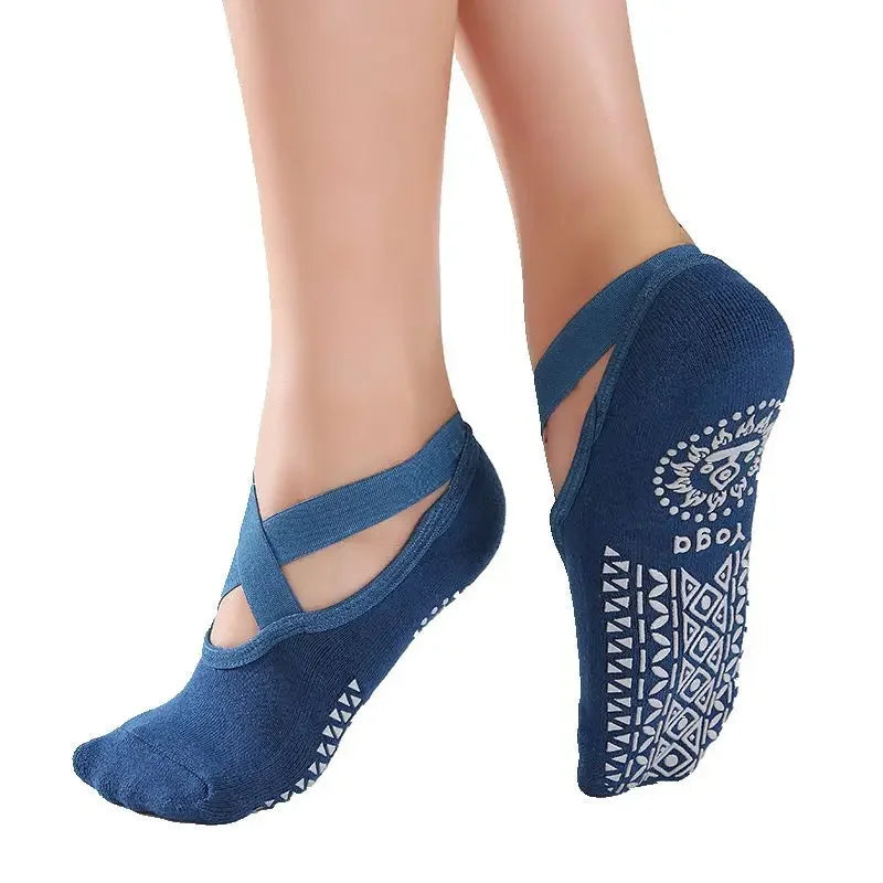 Women Yoga Socks Anti Slip Bandage Sports Ladies Girls
