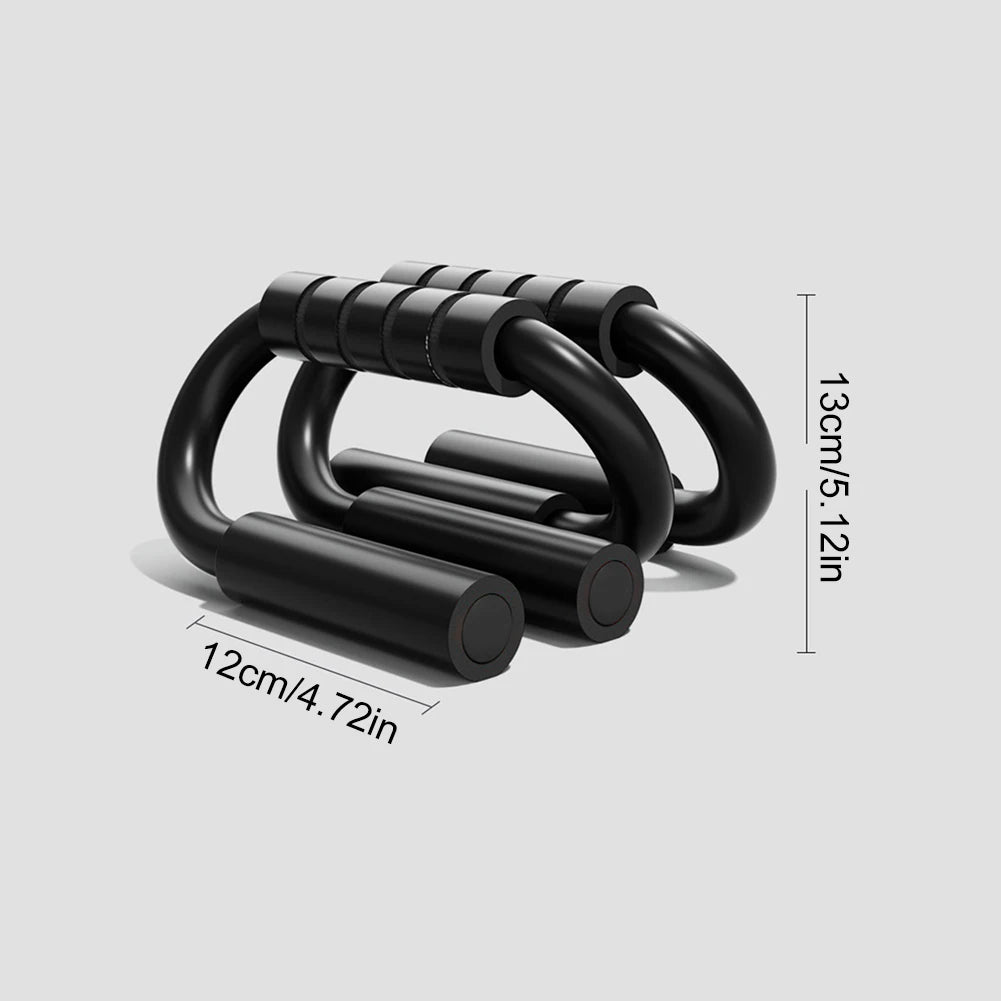 S Shape Push-up Handles No-Slip Foam Handle Push Up Stand