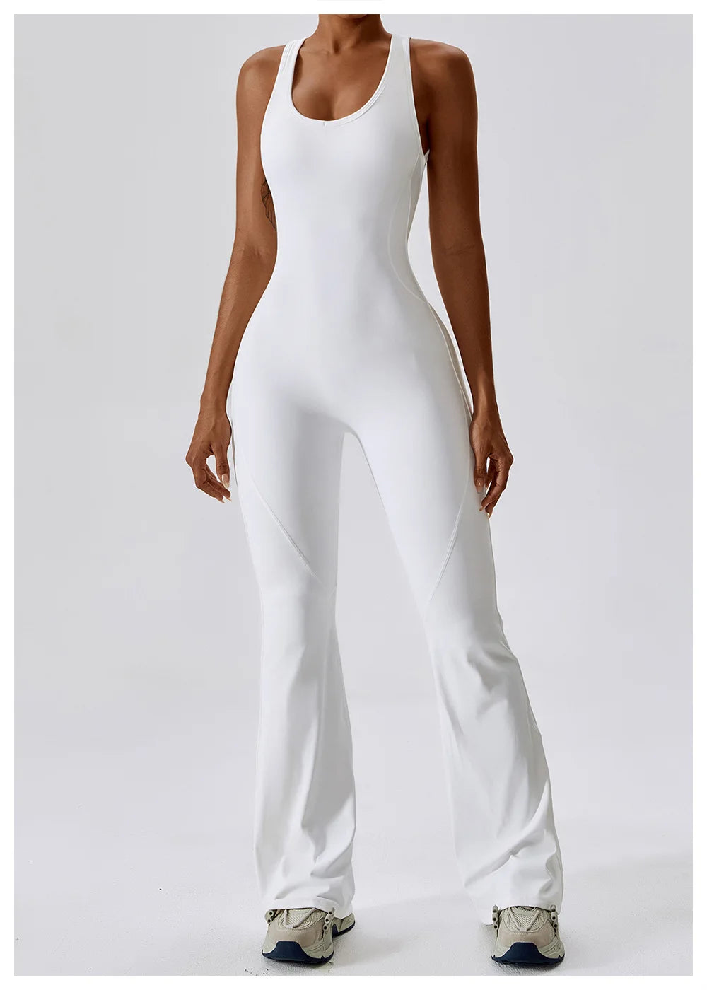 Solid Yoga Jumpsuit One Piece Outfit Fitness Bodysuit