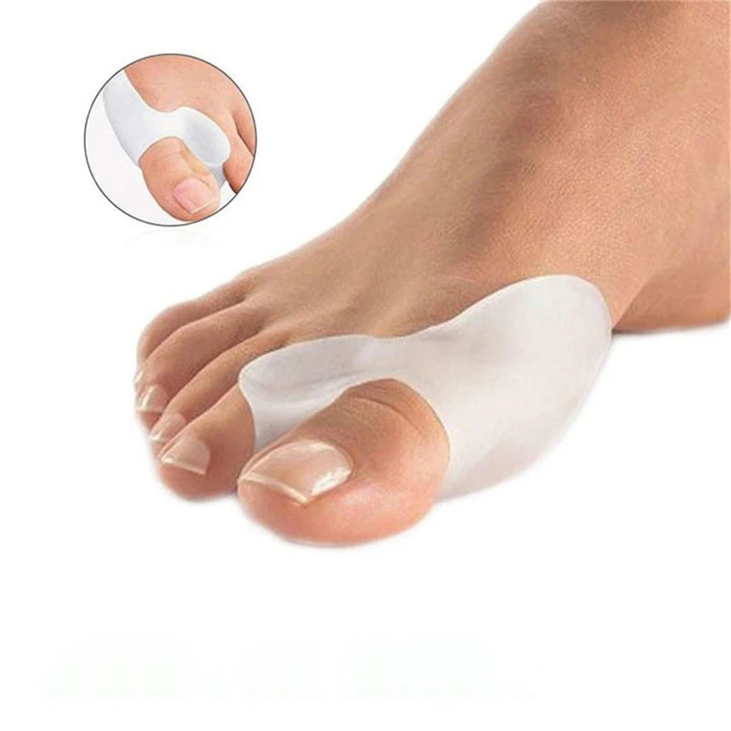 1pair Silicone Gel Thumb Corrector Bunion Little Toe
