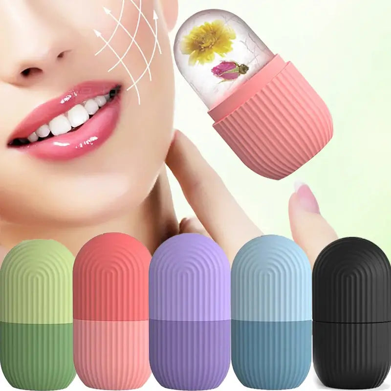 Silicone Face Ice Roller Mold | 2-in-1 Ice Roller Mold