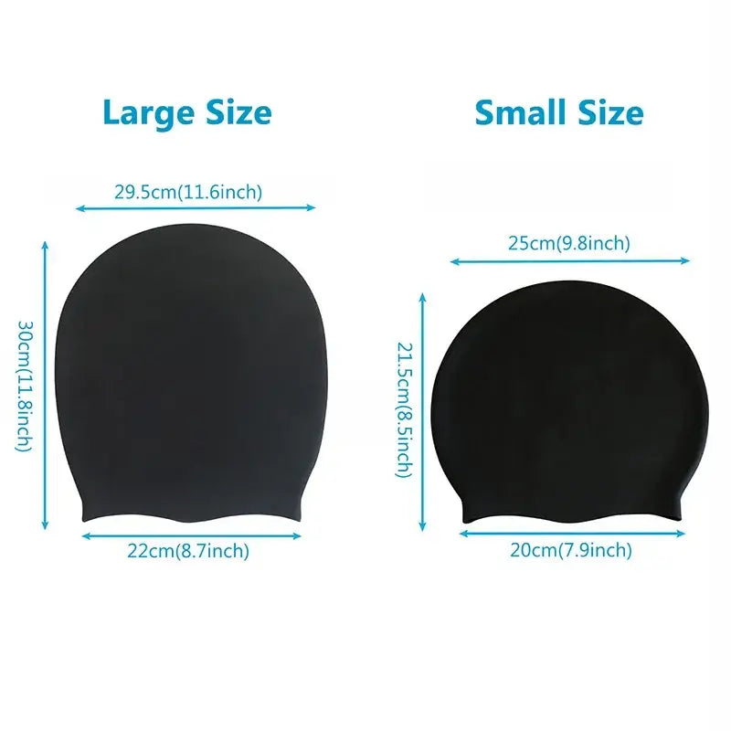 Swimming Cap For Braids | Silicone Swim Cap For Long Hair