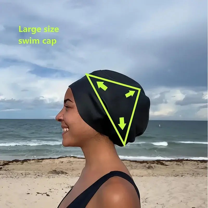 Swimming Cap For Braids | Silicone Swim Cap For Long Hair