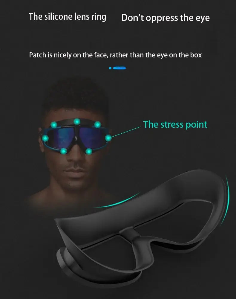 Swimming Goggles Large Frame | Men Women Swimming Goggles