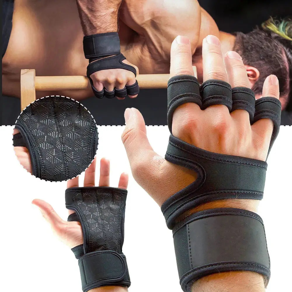 Training Grip Gloves | Men Women’s Fitness Gloves With Wrist Support