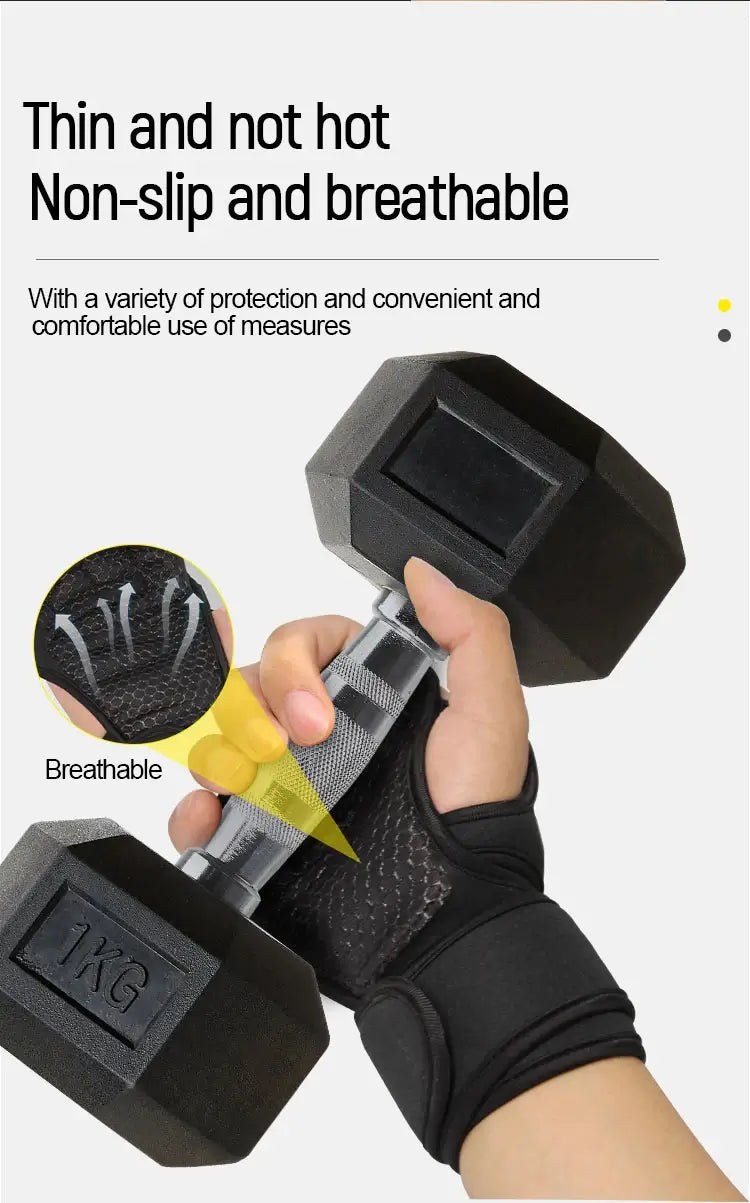 Training Grip Gloves | Men Women’s Fitness Gloves With Wrist Support