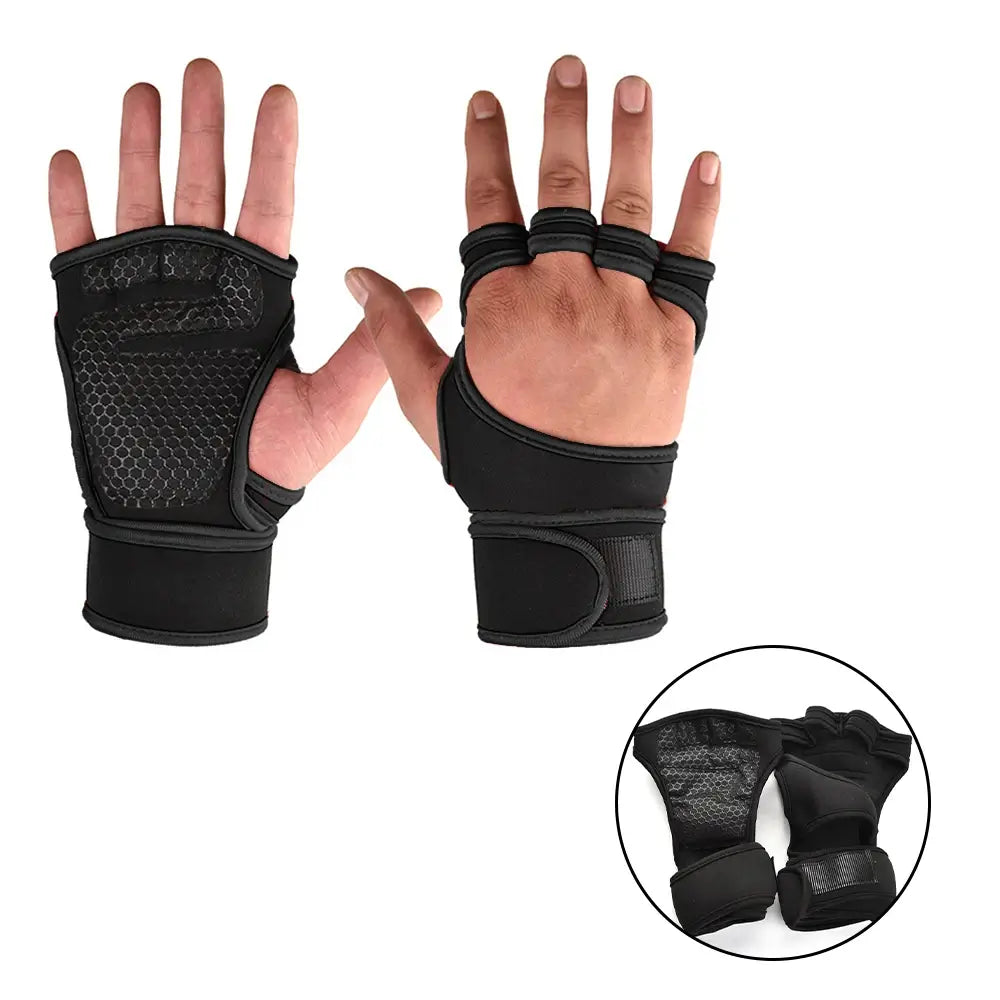 Training Grip Gloves | Men Women’s Fitness Gloves With Wrist Support